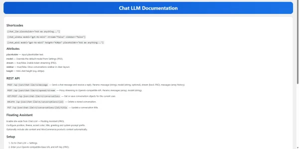Chat LLM Wordpress Plugin (Life Time) - Image 9